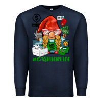 Navy cashier  life gnome Premium Sweatshirt - BarkalooDesign