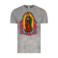 Cloud Rock our lady of guadalupe Vintage Tee - JahusDesignShop