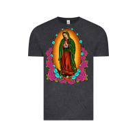 Vintage Black our lady of guadalupe Vintage Tee - JahusDesignShop