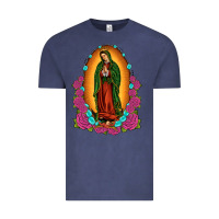 Vintage Denim our lady of guadalupe Vintage Tee - JahusDesignShop