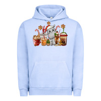 Pigment Grape Ice hippopotamus coffee cups christmas Urban Hoodie - CowGirlArtShop
