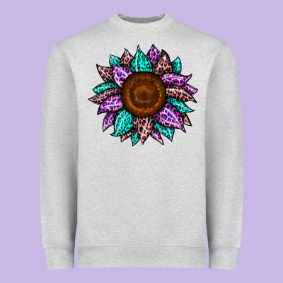 Sunflower Leopard Color Heavyweight Sweatshirt Designed By Jahusdesignshop