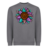 Storm sunflower leopard color Heavyweight Sweatshirt - JahusDesignShop