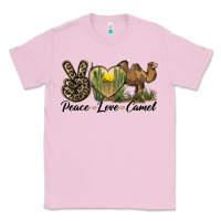 Bubblegum Pink peace love camel Classic Tee - LillyAllenDesigns