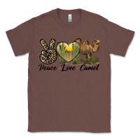 Chestnut peace love camel Classic Tee - LillyAllenDesigns