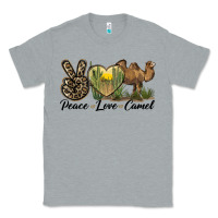 Heather Grey peace love camel Classic Tee - LillyAllenDesigns
