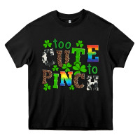 Black st patricks too cute to pinch Heavy Core Tee - Artiststas