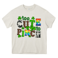 Cream st patricks too cute to pinch Heavy Core Tee - Artiststas