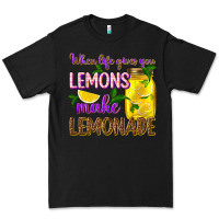 Black when life gives you lemons make lemonade Premium Tee - texasbilliewilder