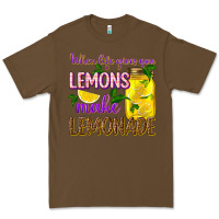 Cacao when life gives you lemons make lemonade Premium Tee - texasbilliewilder