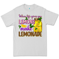 Dove Grey when life gives you lemons make lemonade Premium Tee - texasbilliewilder