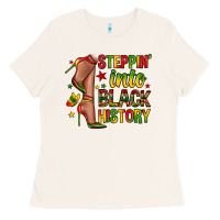 Bone steppin into black history Ladies Tee - Zillion Design Studio