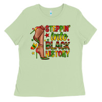Matcha steppin into black history Ladies Tee - Zillion Design Studio