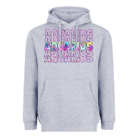 Heather Grey aquarius Heavyweight Hoodie - Artiststas