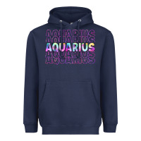 Navy aquarius Heavyweight Hoodie - Artiststas