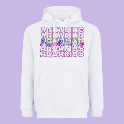 Aquarius Heavyweight Hoodie Designed By Artiststas