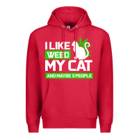 Cardinal Cat Weed I Like My Cat Gift Premium Hoodie - Bettercallsaul