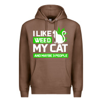 Chestnut Cat Weed I Like My Cat Gift Premium Hoodie - Bettercallsaul