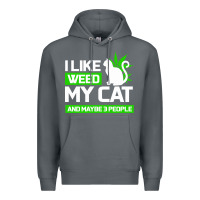 Rock Cat Weed I Like My Cat Gift Premium Hoodie - Bettercallsaul