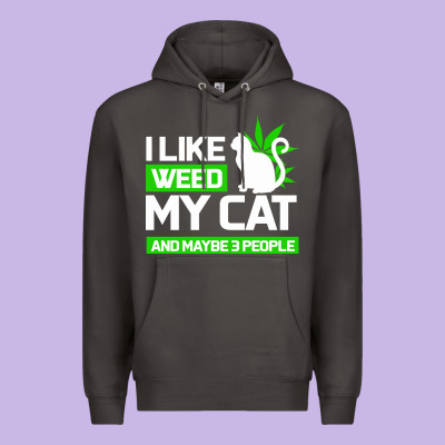 Cat Weed I Like My Cat Gift Premium Hoodie Designed By Bettercallsaul