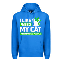 True Royal Cat Weed I Like My Cat Gift Premium Hoodie - Bettercallsaul