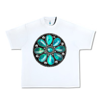 White gemstone Urban Heavy Tee - JahusDesignShop