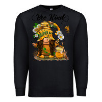 Black bee kind gnome Premium Sweatshirt - BarkalooDesign