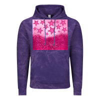 Cloud Purple pink glitter star Vintage Hoodie - JahusDesignShop