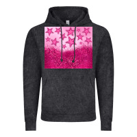 Vintage Black pink glitter star Vintage Hoodie - JahusDesignShop