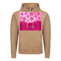 Vintage Coffee pink glitter star Vintage Hoodie - JahusDesignShop