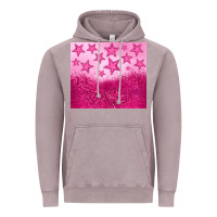 Vintage Zinc pink glitter star Vintage Hoodie - JahusDesignShop