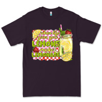 Plum when life gives you lemons make lemonade Premium Tee - texasbilliewilder
