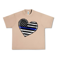 Burro american thin blue line flag Urban Heavy Tee - Artiststas