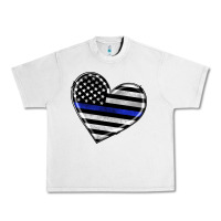 Lunar Rock american thin blue line flag Urban Heavy Tee - Artiststas