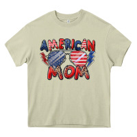 Mossy American mom Heavy Core Tee - Zillion Design Studio