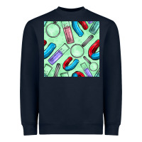 Navy sciences seamless pattern Heavyweight Sweatshirt - BundleAndBundleShop