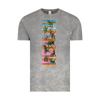 Cloud Rock dinosaurs pen wrap Vintage Tee - Artiststas