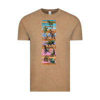 Vintage Coffee dinosaurs pen wrap Vintage Tee - Artiststas