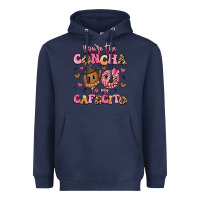 Navy you're the concha to my cafecito Heavyweight Hoodie - Artiststas