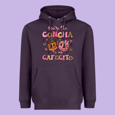 You're The Concha To My Cafecito Heavyweight Hoodie Designed By Artiststas