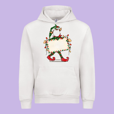 Customize Christmas Elf Urban Hoodie Designed By Cowgirlartshop