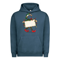 Pigment Midnight Navy customize christmas elf Urban Hoodie - CowGirlArtShop