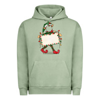 Pigment Oil Green customize christmas elf Urban Hoodie - CowGirlArtShop