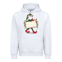 White customize christmas elf Urban Hoodie - CowGirlArtShop