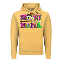 Vintage Mustard spooky mama Vintage Hoodie - AdoDesignShop