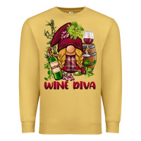 Antique Gold vine diva  gnome Premium Sweatshirt - BarkalooDesign