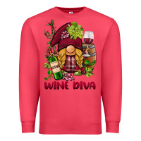 Cardinal vine diva  gnome Premium Sweatshirt - BarkalooDesign