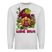 Dove Grey vine diva  gnome Premium Sweatshirt - BarkalooDesign