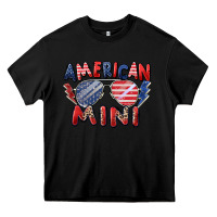 Black American mini Heavy Core Tee - Zillion Design Studio