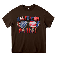 Chocolate Brown American mini Heavy Core Tee - Zillion Design Studio